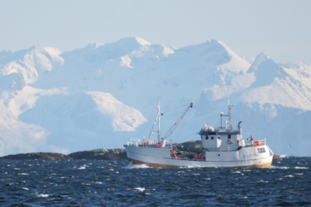 Fishing vessel outside Lofoten, Norway